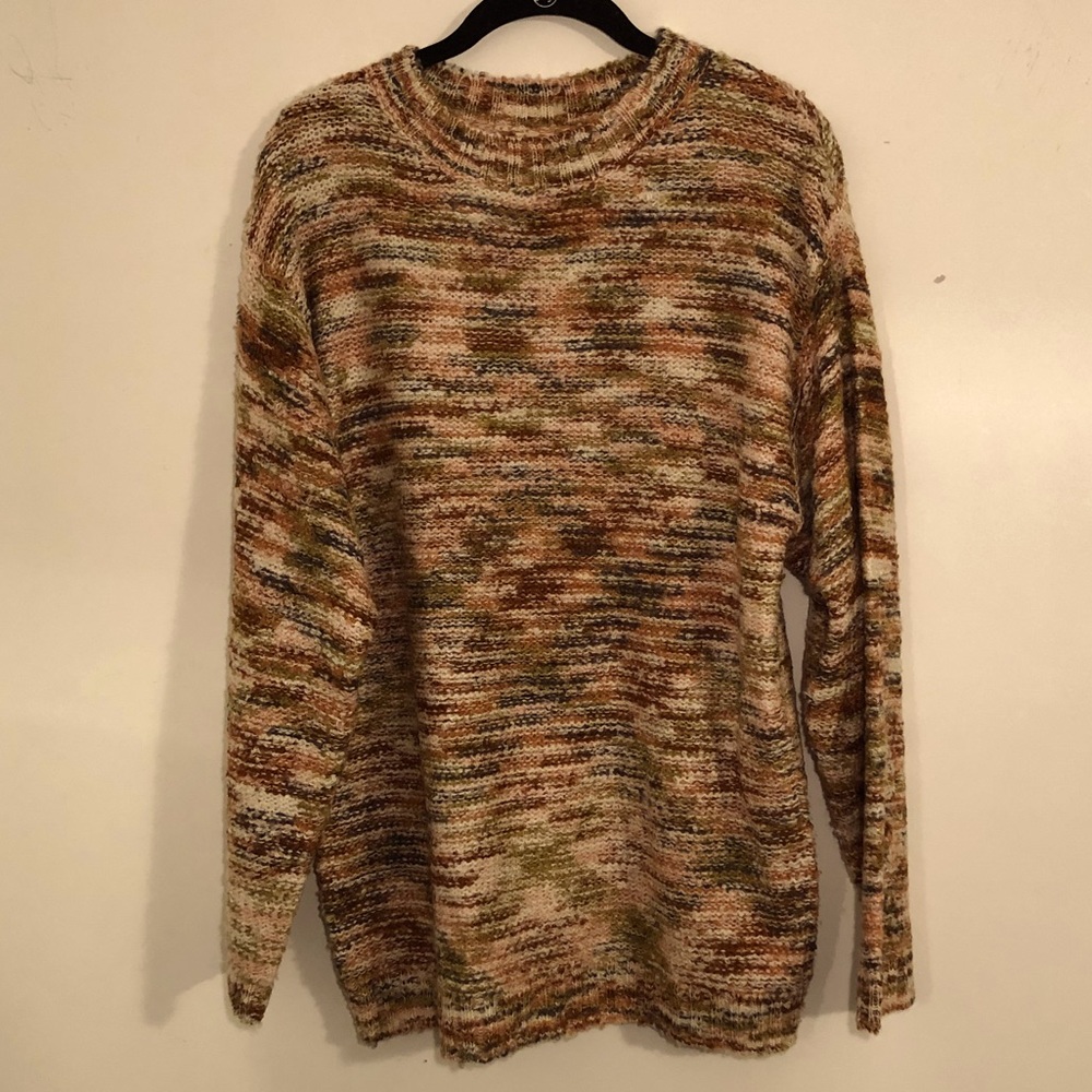 Multi colored knit sweater